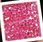 Natural 50 Pcs Red Mogok Ruby Heart 5.00 MM Certified Treated Loose Gemstone