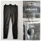 J Brand Leather Trousers Skinny Zip Leg Size 30
