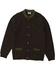 MIRABELL SALZBURG Mens Cardigan Sweater Medium Brown XF09