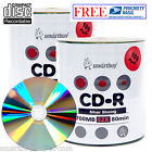 200-Pack SmartBuy Blank CD-R 52X 700MB/80Min Recordable Disc w/ Shiny Silver Top