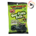 3x Bags Alamo Candy Co Delicious Sour Seasoned Pickle Balls Candy | 1oz