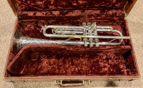 1935 King Silvertone Trumpet, Beautiful Condition!