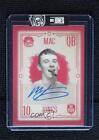 2021 Super Glow Sports Inaugural Edition 1st Ever Red Mac Jones Rookie Auto RC