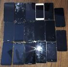 Lot of 17 G4 A3 E6 G6 30Z E5 VS920 Nexus 6 G7 Turbo 2 5007Z 4+ Cell Phone Broken