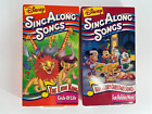 Disney Sing Along Songs 2 VHS Lot - The Lion King - Very Merry Christmas