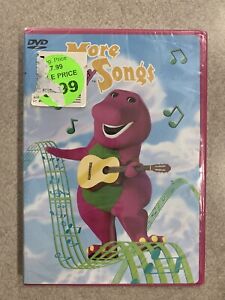 Barney More Barney Songs (DVD, 1999) New! Sealed!