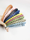 9PCS Women Resin Hair Comb Hair Band Non-slip Headband Hair Tires With Teeth Hat