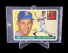 1955 Topps #2 Ted Williams LOW GRADE (erase mark on back)