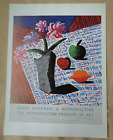 David Hockney Poster Metropolitan Museum of Art 1988 Exhibit Art Print Flowers