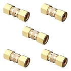 Lead Free 5/16-Inch OD Compression Union Brass Compression Fitting Pack of 5
