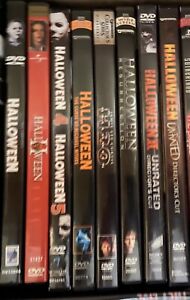 New ListingHalloween DVD Collection Lot Micheal Myers Horror