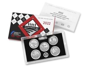 2022-S AMERICAN WOMEN QUARTERS 99.9% SILVER (5 Coin) Proof Set