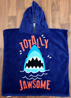 Tommy Bahama Totally Jawsome Shark Hooded Beach Poncho Towel Kids Hard to Find