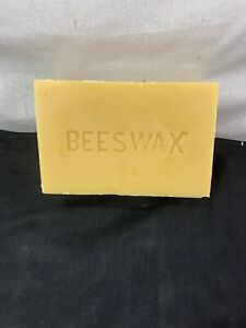 1 Pound Pure Beeswax - Golden Yellow Bees Wax - 1 block Free ship, Organic