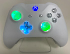 Microsoft Xbox One Controller - White - w custom LED mod - great GIFT