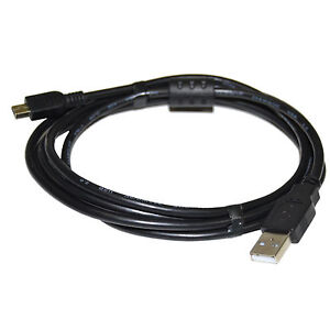 Long 6ft USB to Mini USB Cable for Cobra 5000 / 6000 / 8000 Series GPS Navigator