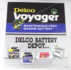 Delco Voyager Marine Battery & Battery Depot Signs Bass Masters Classic 1994