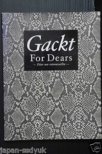 Gackt - For Dears F'eter nos retrouvailles Photo Book - from Japan