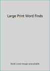 Large Print Word Finds