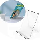 6 x 4inch Acrylic Book Display Stand Clear Easel Without Ledge Tablet Holder