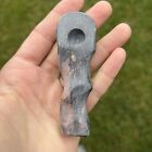 Small Stone Tobacco Smoking Pipe Bowl Hand Carved Stone - 3.6