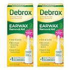 Debrox Ear Wax Removal Drops, Gentle Microfoam Ear Wax Remover, 0.5 Fl Oz, 2 ...
