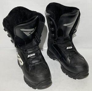 FXR Men's X-Cross Snowmobile Boots Black Size 13 FB03-6-4-18