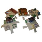Lot of 5 Vintage 1980s INCOMPLETE Micro Machines Travel City Playsets Galoop