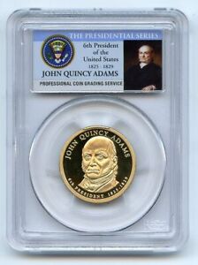 New Listing2008 S $1 John Quincy Adams Dollar PCGS PR70DCAM