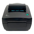 Zebra LP2844-P Direct Thermal Label Printer Black Serial No AC Adapter