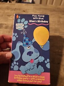Blues Clues - Blues Birthday (VHS, 1998) Tested Works Nickelodeon Orange Tape