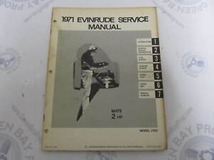 1971 Evinrude Outboard Service Manual 2 HP Mate 2102