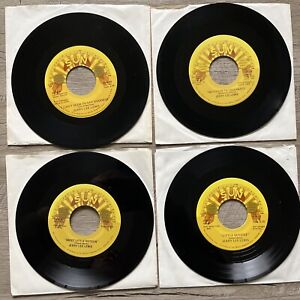 New ListingJERRY LEE LEWIS Sun Records Vinyl Lot - 4 Singles VG+