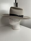 American Hat Company Cowboy Hat 7 1/4 Grey Wool Felt
