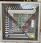 1970s Op Art Abstract Hand Signed Serigraph by Leo Maranz
