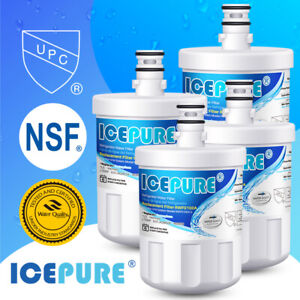 4 PACK Fit For 79572023110 GEN11042FR-08 9890 ADQ72910902 Water Filter Icepure