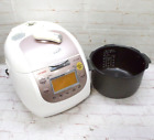 New ListingCuckoo Electric Pressure Rice Cooker And Warmer Pink White - Model: CRP-G1015F