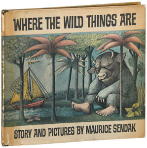 Maurice Sendak / WHERE THE WILD THINGS ARE INSCRIBED WITH DRAWING Signed 1st ed