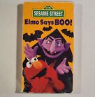 Sesame Street - Elmo Says Boo! VHS 1997 RETRO MUSIC FAMILY CHILDREN'S RARE OOP