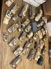 Lot of 35 Unbranded Custom Desert Platoon Jeep Tanks 1/72 Built Model Wargaming