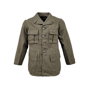 Genuine Army Surplus Original Swedish Military Wool Jacket Vintage Dress Coat