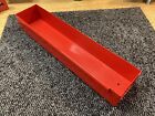 NEARLY PERFECT Snap On tool RARE 15” Side Hanging Tray KRA19 Red Metal