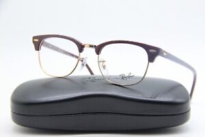 NEW RAY-BAN RB 5154 CLUBMASTER 8230 BORDEAUX AUTHENTIC EYEGLASSES W/CASE 51-21