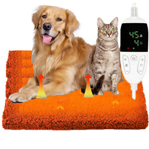 Electric Pet Heating Pad Warmer Bed for Cat Dog Large Indoor Outdoor Waterproof