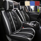 5 Car Seat Covers Full Set Waterproof PU Leather Seat Cushion Covers for Toyota (For: 2018 Toyota Tacoma)