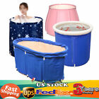 PVC Portable Bathtub Water Tub Kids Adult Spa Bath Bucket Folding Inflatable Tub