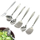 6 Stainless Steel Kitchen Cooking Utensil Set Serving Tools Server Spatula Spoon