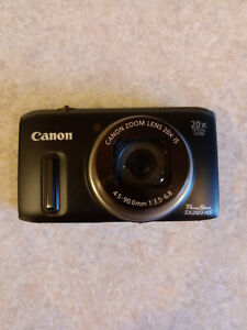 New ListingCanon PowerShot SX260 HS 12.1MP Digital Camera w/Batteries, Charger, Memory Card
