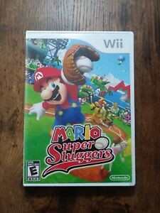 Mario Super Sluggers (Wii, 2008) Sealed Brand New Nintendo Batter Up Great Game