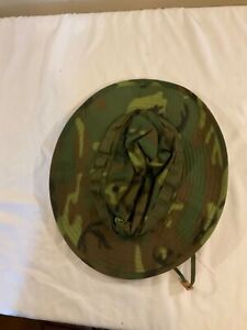 US ARMY VIETNAM BOONIE HAT DSA 68 CAMOUFLAGE TROPICAL 6 7/8 UNISSUED CONDITION